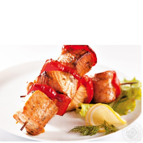 Шашлычек из семги с болгарским перцем (Копировать)  